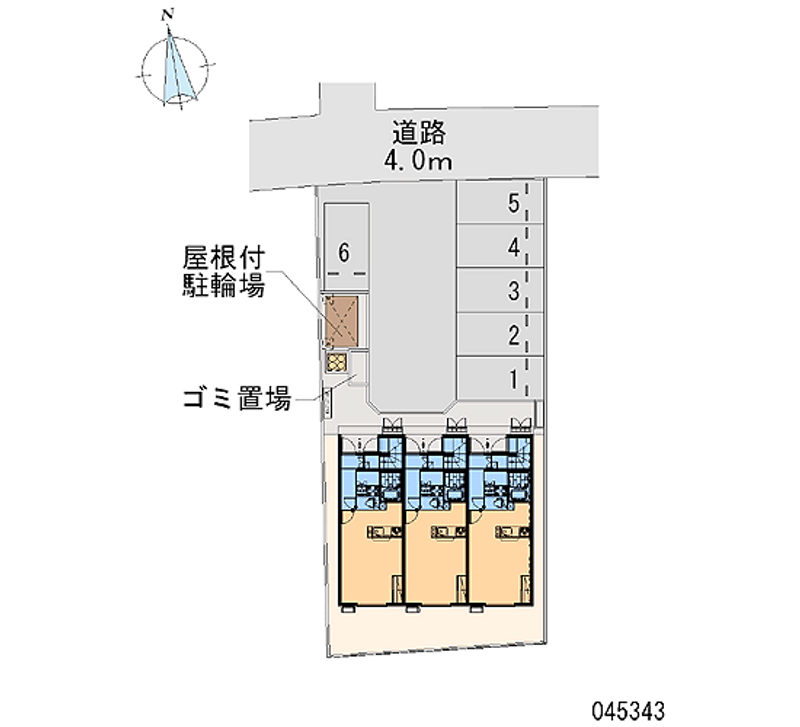 45343 Monthly parking lot