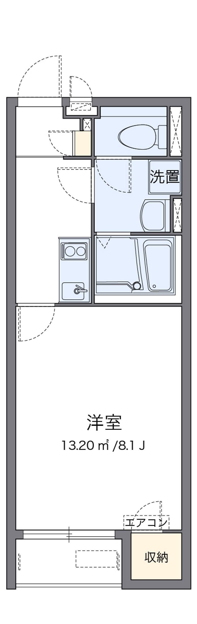 クレイノ田代昌町Ⅱ 間取図