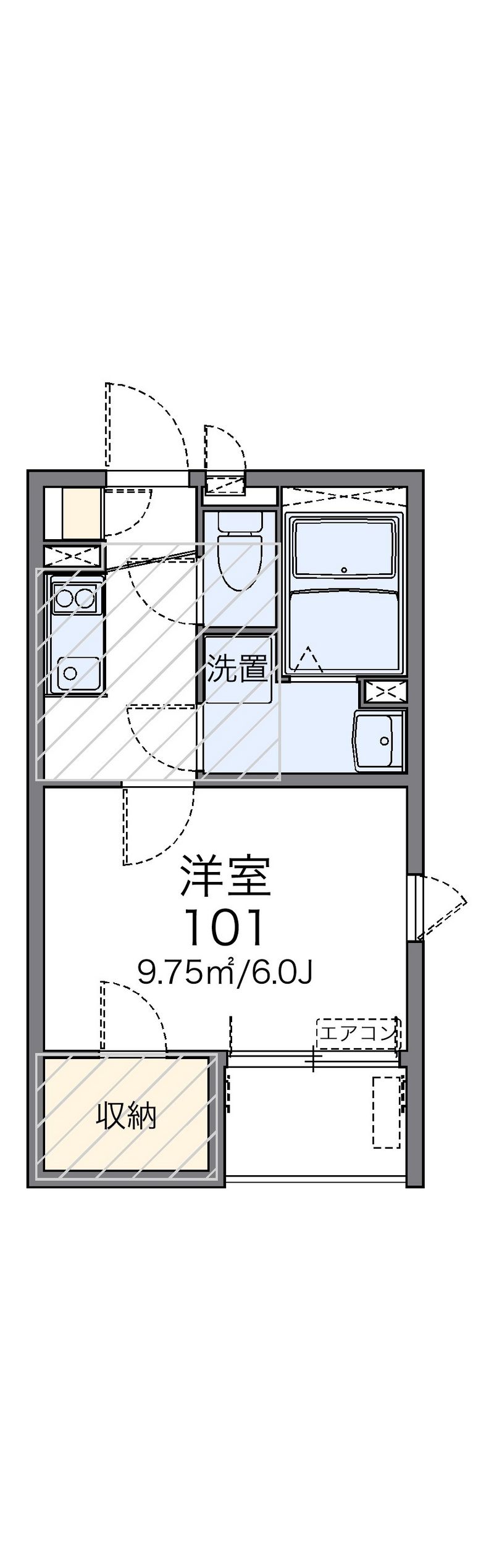 レオネクストドウェル　藤沢 間取図