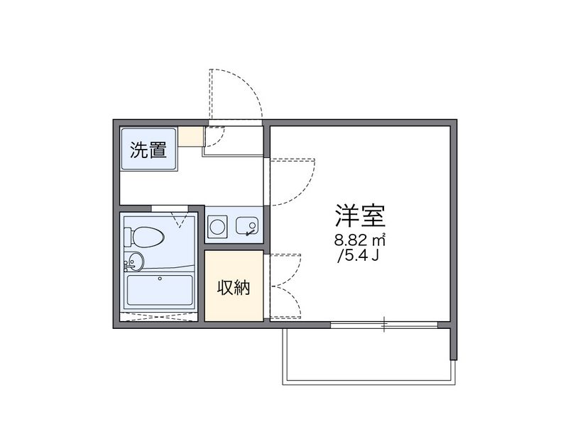 レオパレスＨＩＲＯ　 間取図