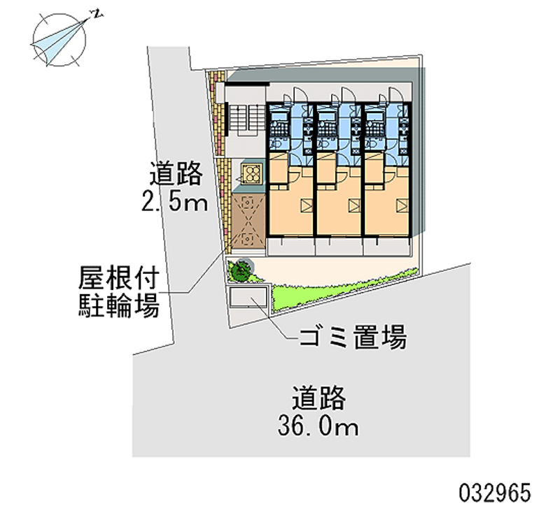 レオパレスドミール浜田 区画図