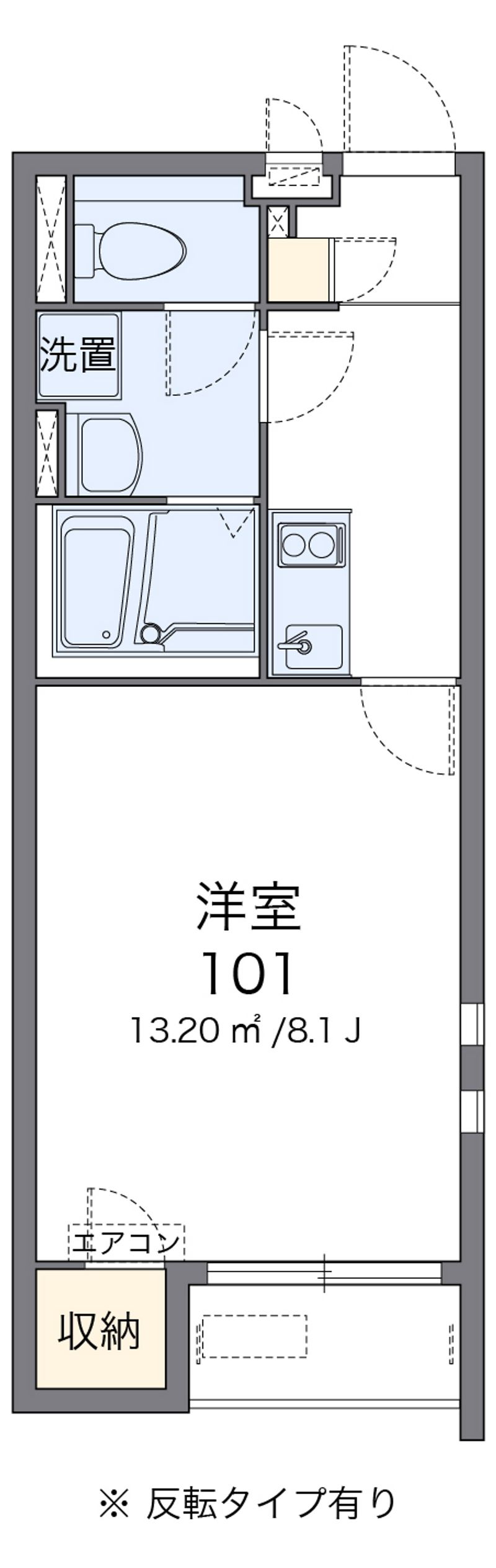 クレイノルーチェ　ルシェロ 間取図