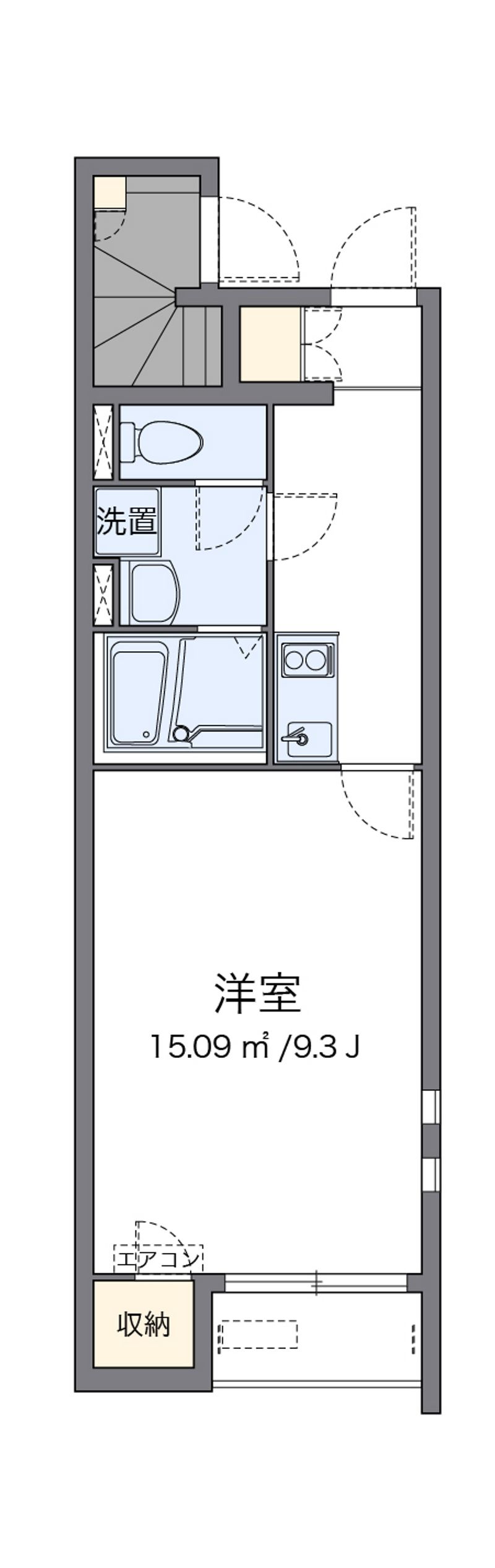 クレイノ青柳 間取図