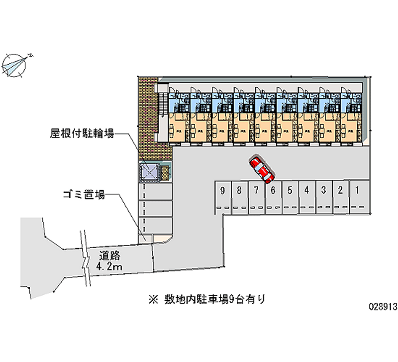 レオパレス千代大橋 区画図