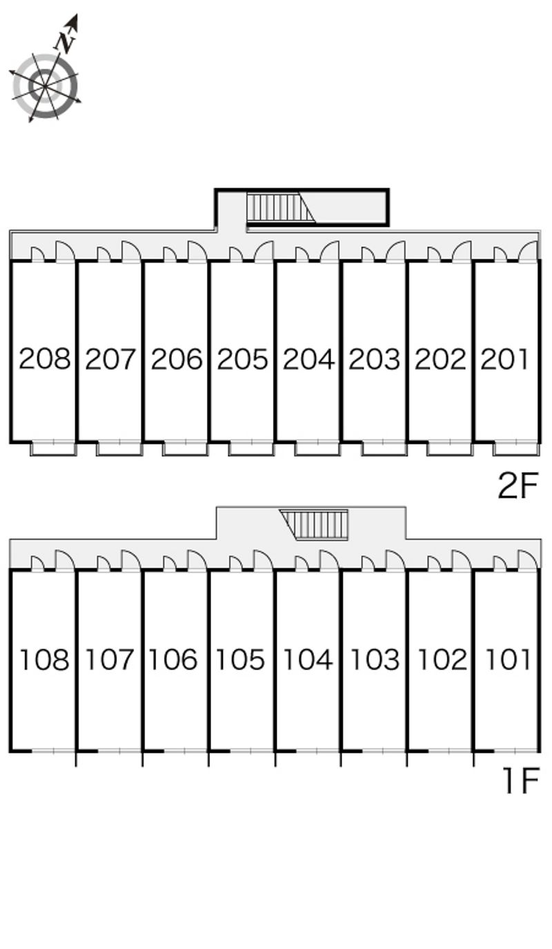 レオパレスヨーコ 間取配置図