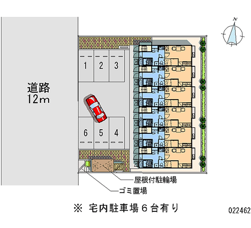 レオパレスフローラ 月極駐車場