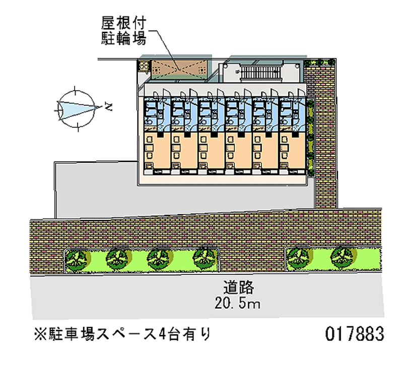 レオパレスヴィーブルⅡ 月極駐車場