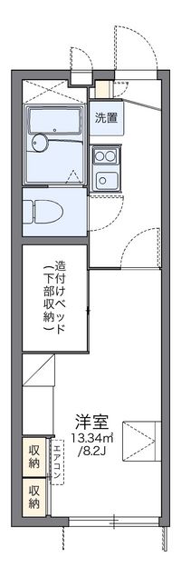 レオパレス畑中Ⅲ 間取り図