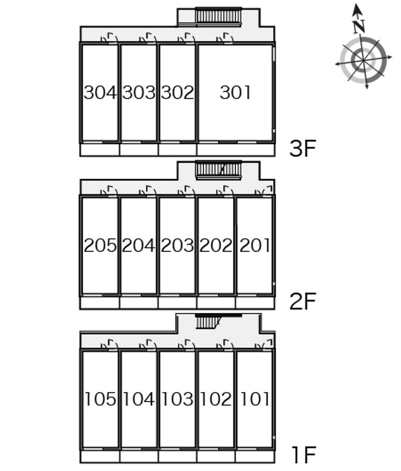 ミランダエレガンス 間取り配置図