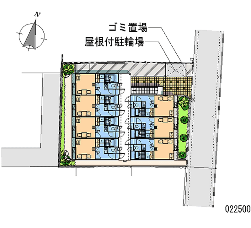 レオパレス入明 区画図