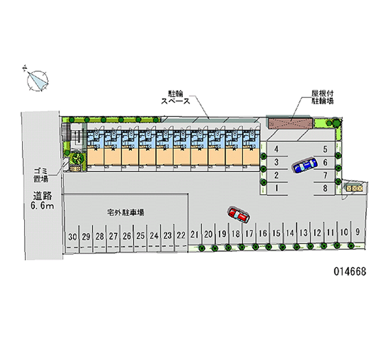 14668 Monthly parking lot