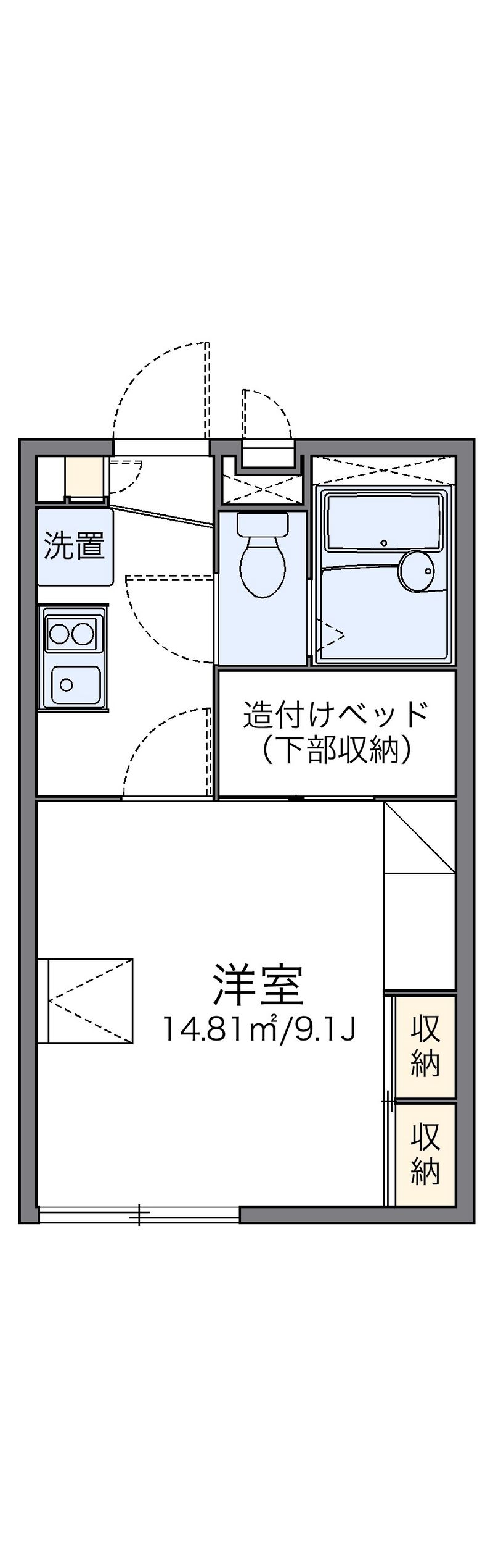 レオパレスピソⅡ 間取図