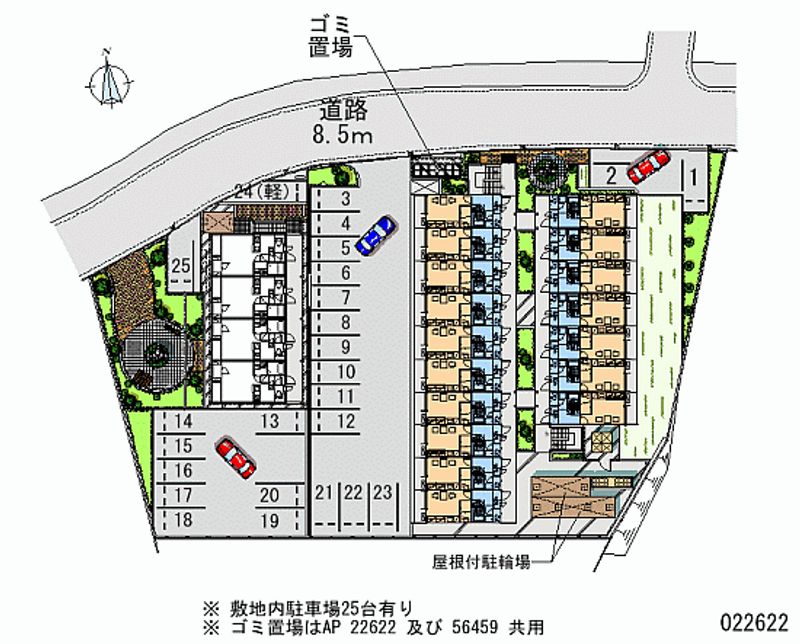 22622 Monthly parking lot