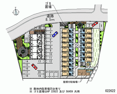 22622 Monthly parking lot