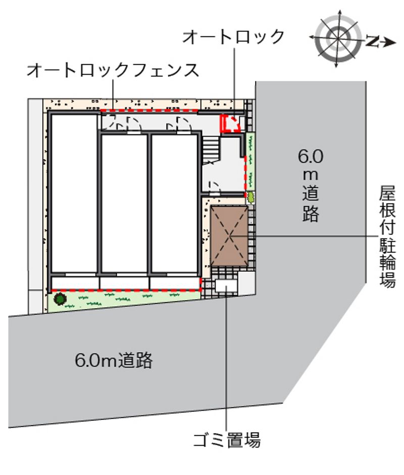 クレイノＦＡＩＲ八雲 配置図