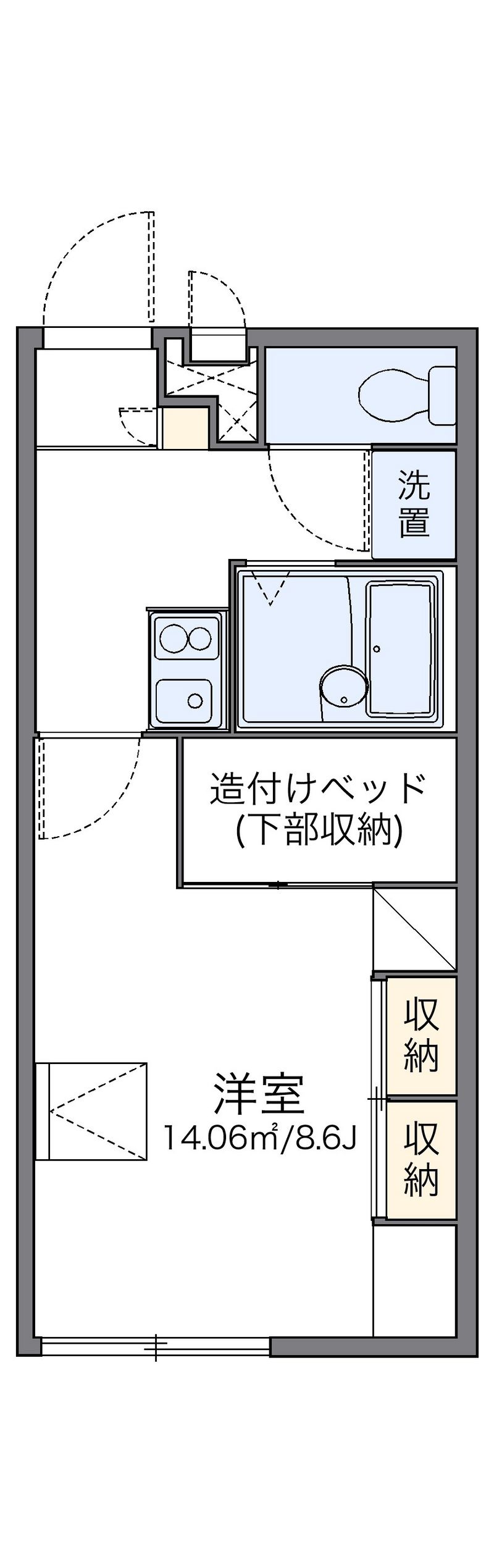 レオパレス２００１ 間取図