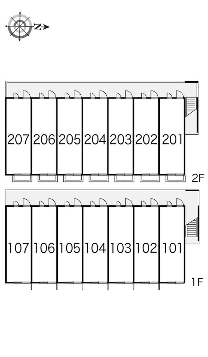 レオパレスエテルノいずみ 間取配置図