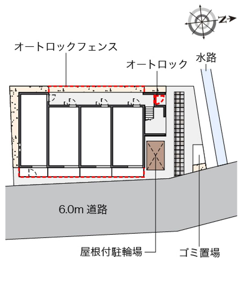 クレイノオールミエール天神 配置図