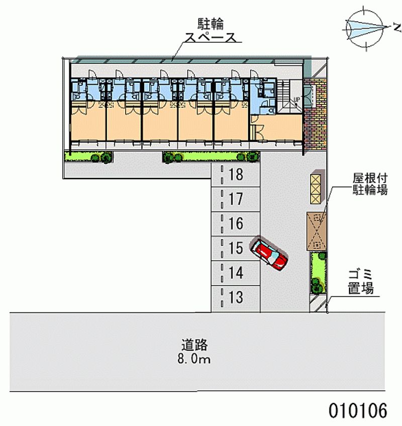 レオパレスＳＨＩＮＥ 月極駐車場