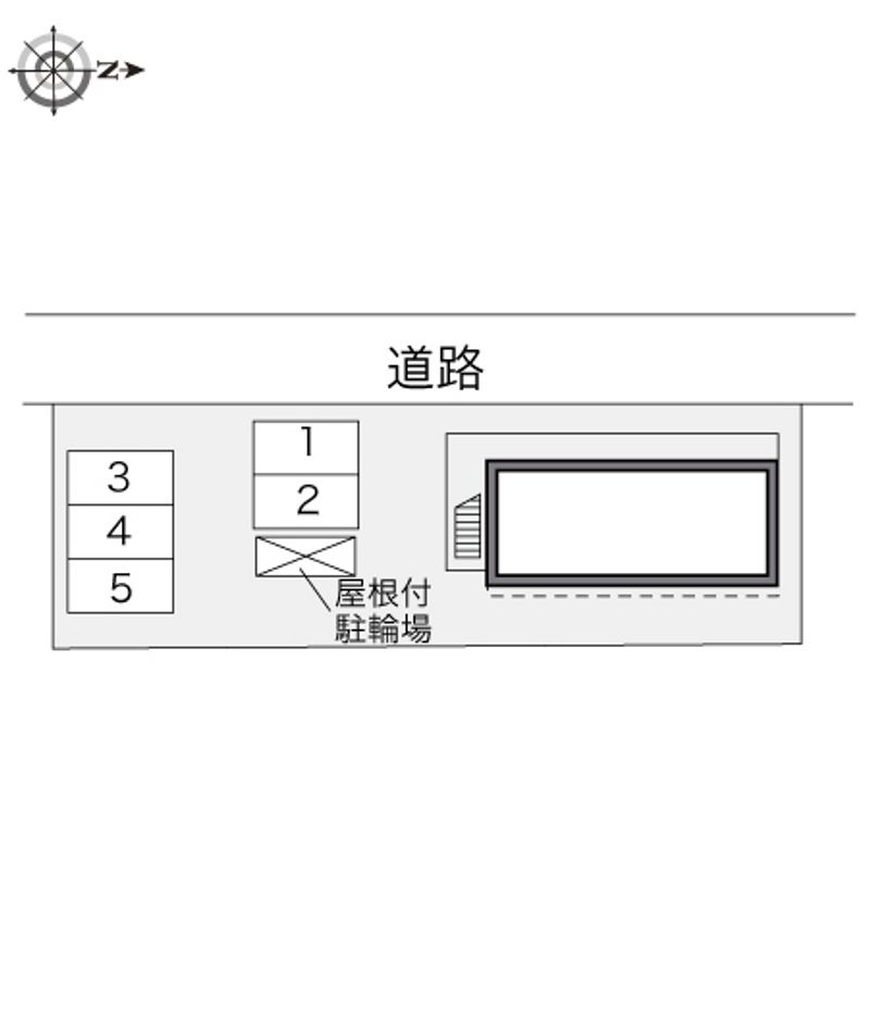 レオパレスイシハラⅢ 配置図