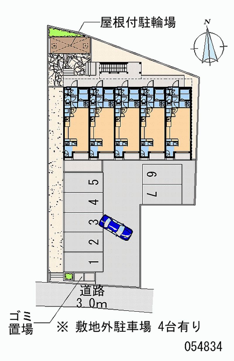 54834 Monthly parking lot