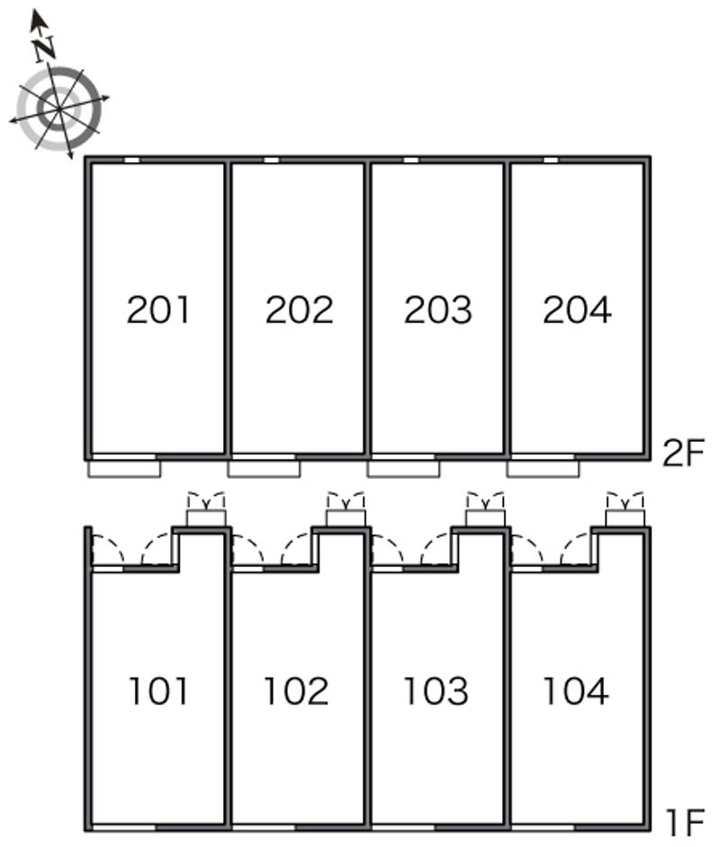 レオネクスト芝 間取配置図