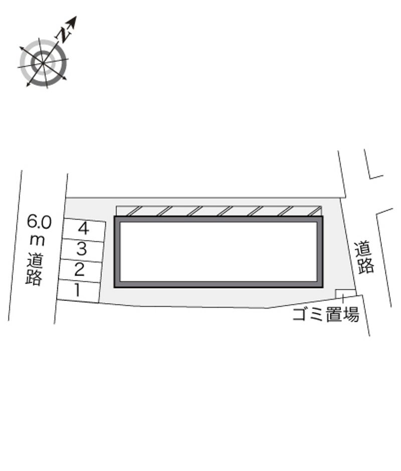 レオパレスエピナールⅡ 配置図