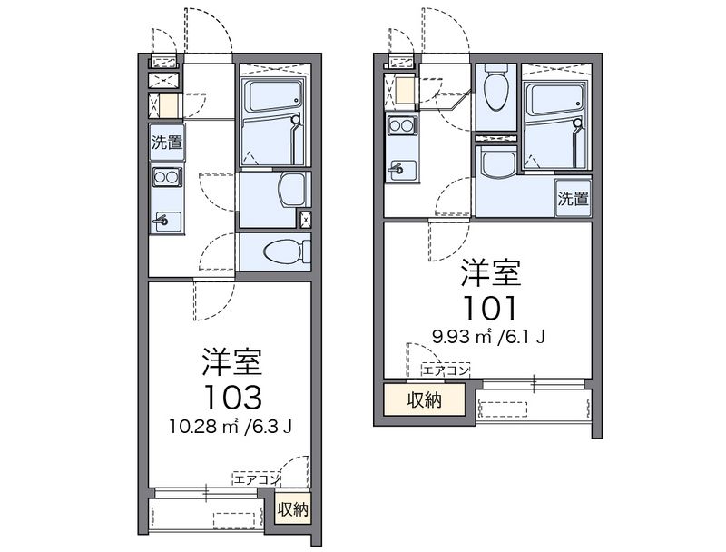 クレイノ未来神戸 間取図