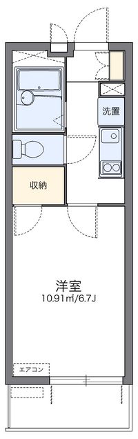 レオパレスＫ　Ｍ 間取り図