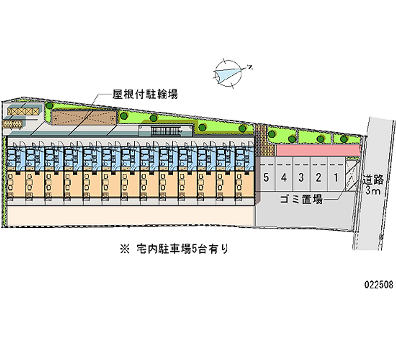 22508 Monthly parking lot