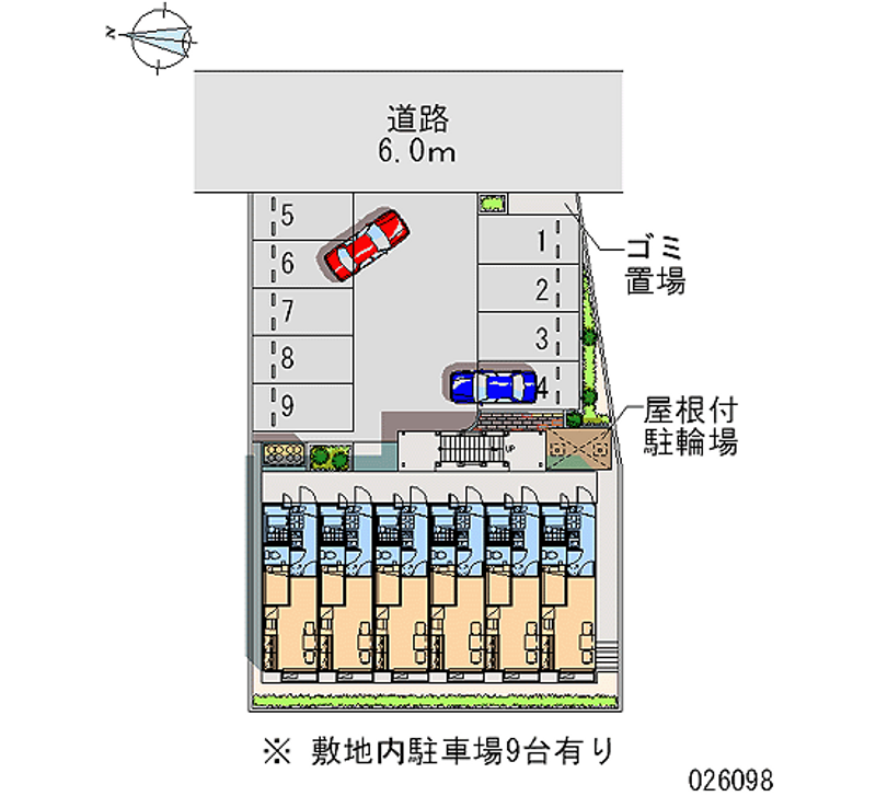 レオパレスラ　フォンテーヌ 月極駐車場