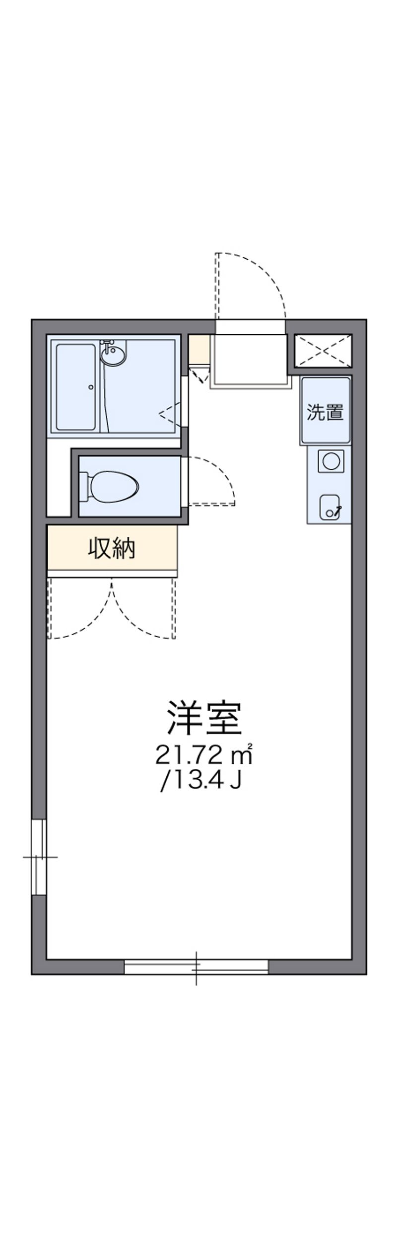 レオパレス半田 間取図