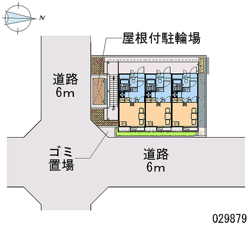 レオパレス向川Ⅳ 区画図