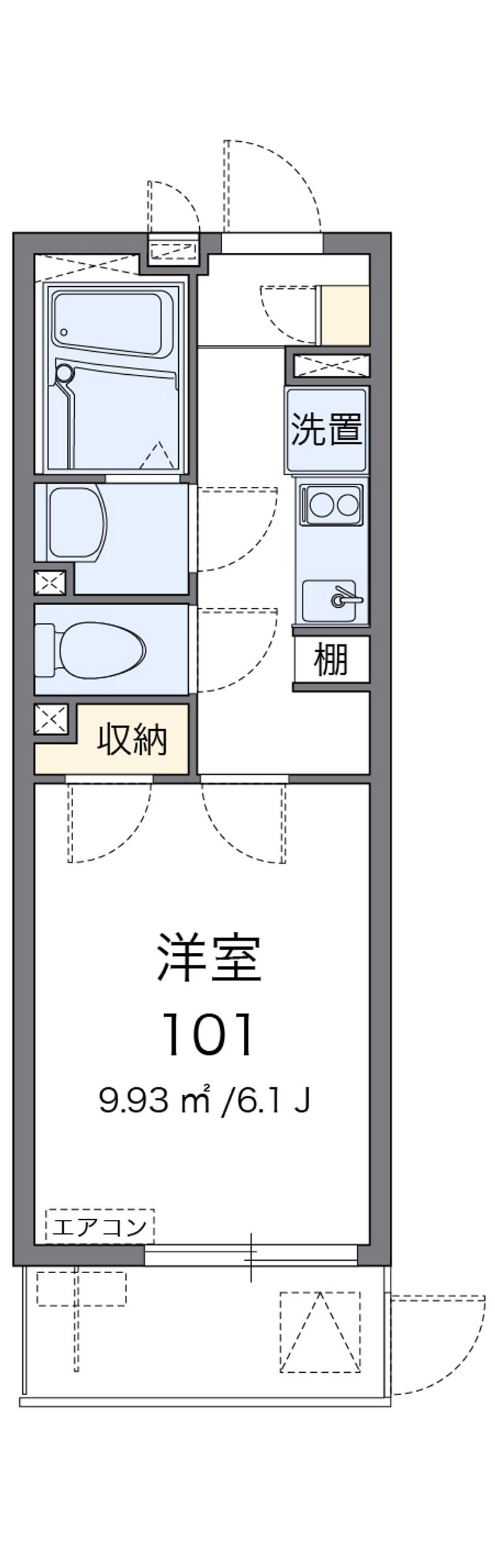レオネクスト舟橋 間取図
