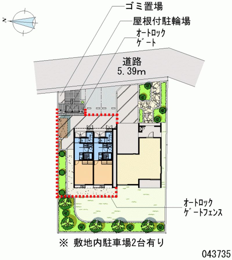 レオネクストライムⅠ 区画図
