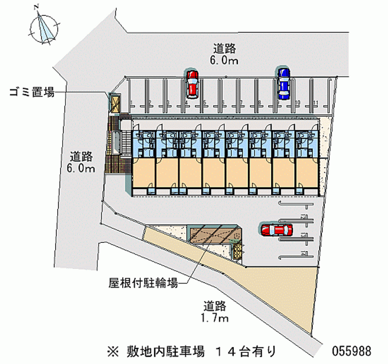 55988 Monthly parking lot