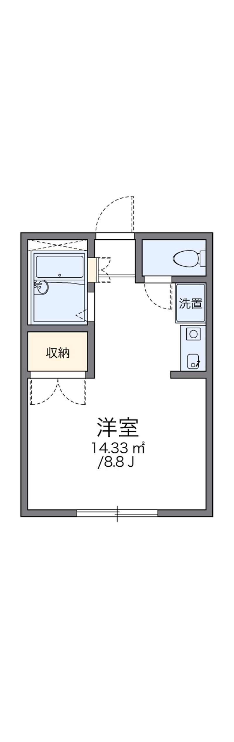 レオパレスＦＵＬＬＨＯＵＳＥ 間取図