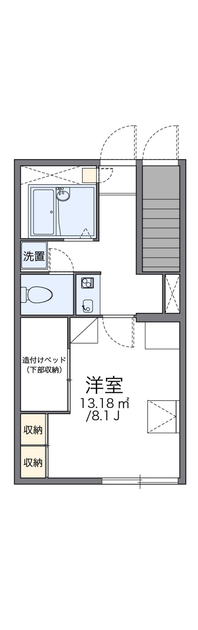 leopalace Sanei Abita Floor plan