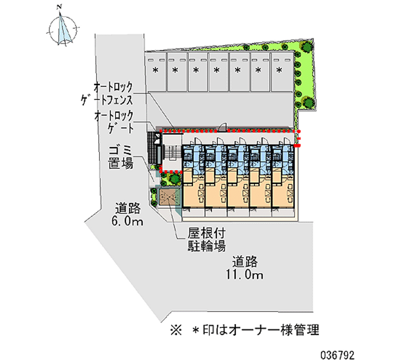 レオパレスＥＡＳＴＡＧＥⅠ 区画図
