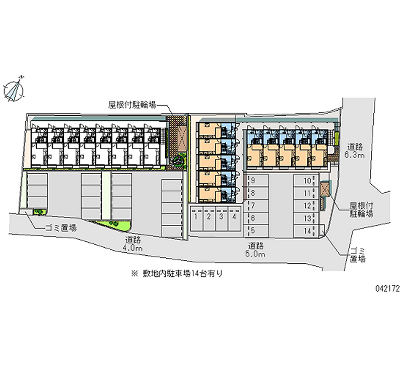 レオパレス長嶺東Ｎｏ　２ 月極駐車場