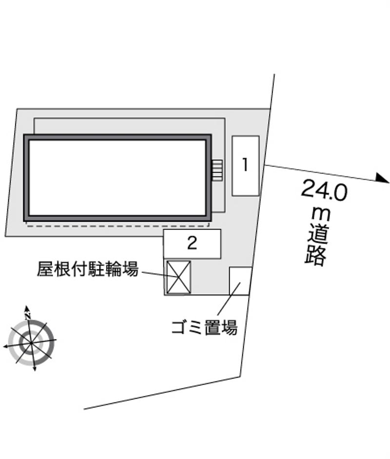 レオパレスはーとらんど 配置図