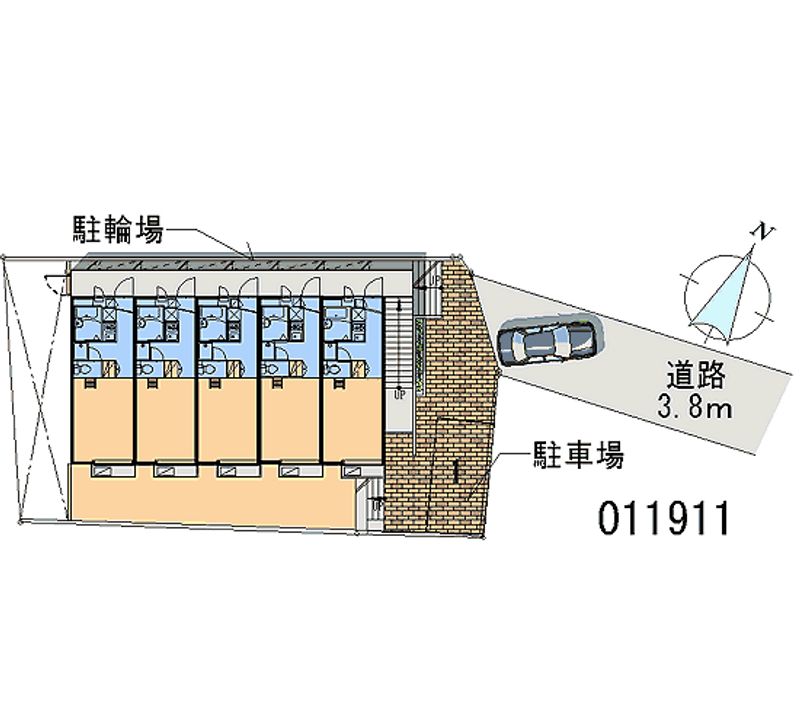 レオパレスエミネント 区画図