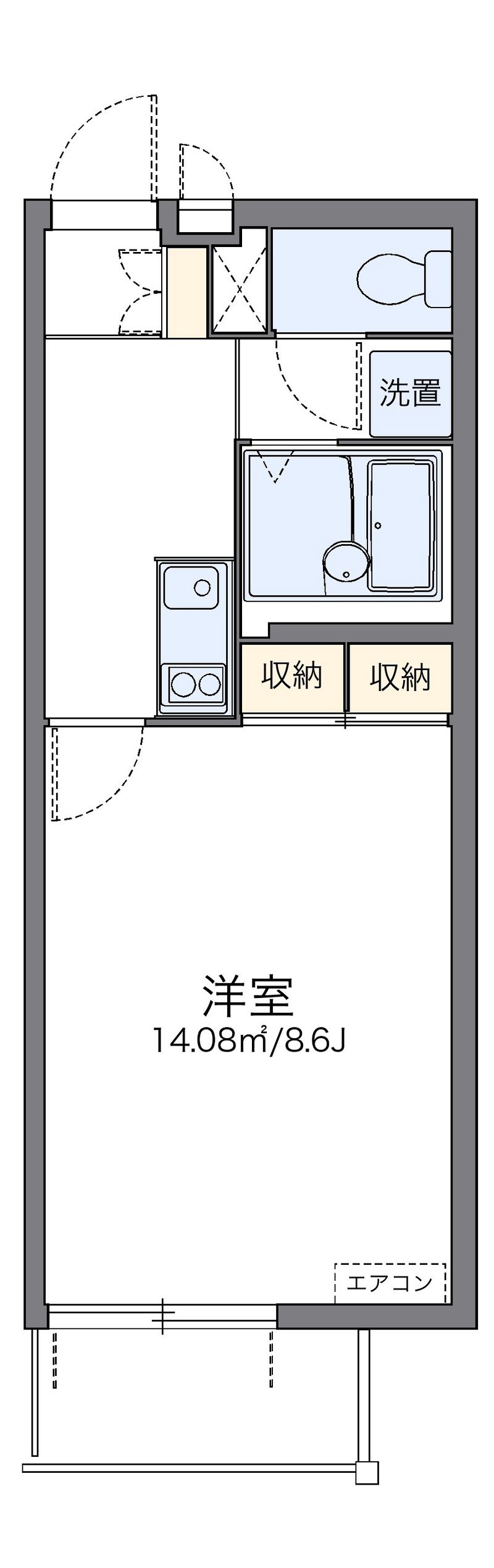 レオネクストＬＵＣＥ高松 間取り