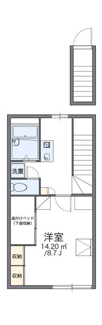 レオパレス火切塚 間取り図