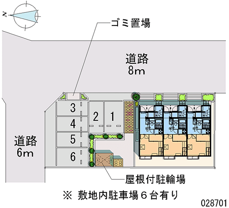 レオパレスウッド　ワーク 月極駐車場