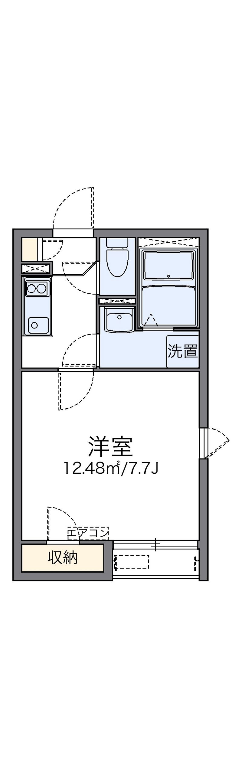 レオネクストパジェント博多 間取図