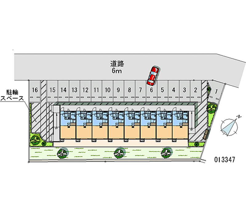 13347 Monthly parking lot