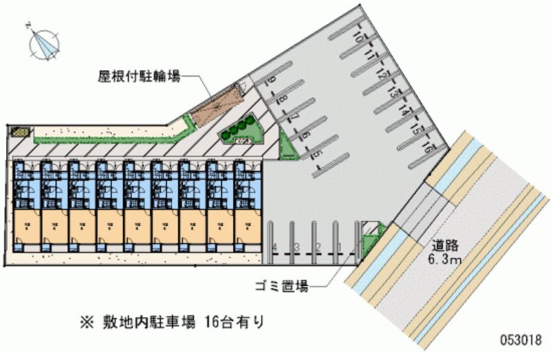 レオネクスト福室南 月極駐車場