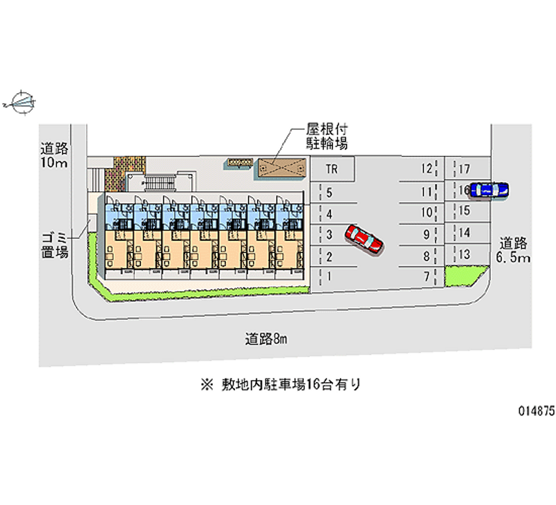 14875 Monthly parking lot