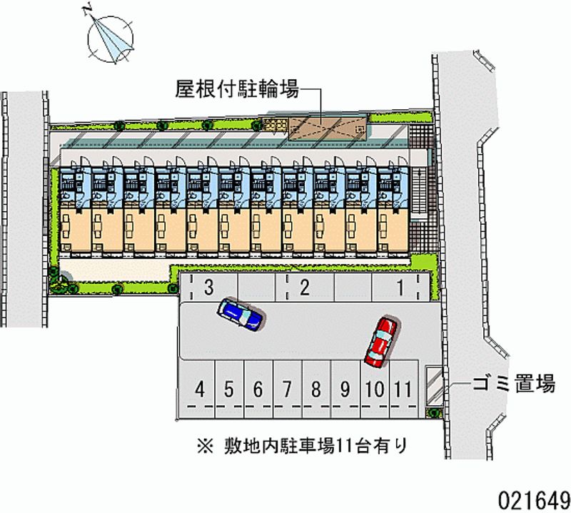 レオパレスコージー　プレース 月極駐車場